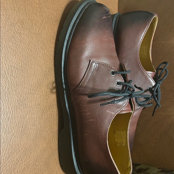 Dr. Martens Dark Brown Leather Oxfords - Picture 6 of 10